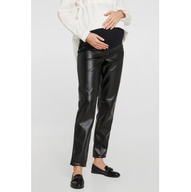 Кожаные брюки для беременных Birmingham - Черный LULLABABE