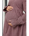 Платье из микровельвета для беременных и кормящих Lille - Фрезовый Lullababe