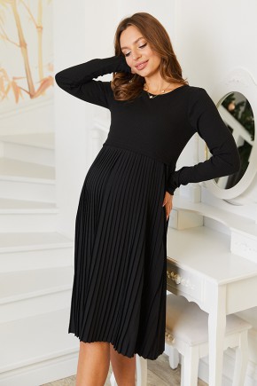 Платье для беременных и кормящих Lullababe Toledo черное