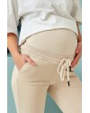 Демисезонные спортивные штаны для беременных Frankfurt - Светло бежевый Lullababe