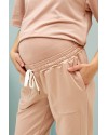 Спортивные штаны Shanghai для беременных LULLABABE, пудра