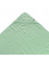 Детское Махровое полотенце с капюшоном XKKO 90x95 Organic  - мятное
