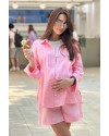 Муслиновый костюм для беременных Dianora 2309(8) 1033, розовый