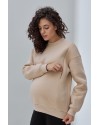 Утепленное худи для беременных и кормящих Юла Mama Terry SW-40.111