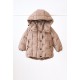 Детская Зимняя куртка-пуффер Brick, коричневая, MagBaby
