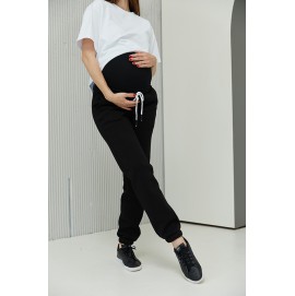 Теплі спортивні штани для вагітних Frankfurt - Чорний