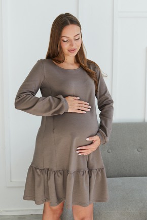 Платье для беременных и кормящих Lullababe Budapest пыльная роза