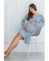 Платье для беременных и кормящих Lullababe Budapest Стальной