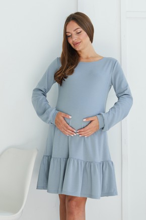 Платье для беременных и кормящих Lullababe Budapest Стальной
