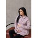 Демисезонная куртка-рубашка для беременных 2в1 Alabama - Пудровый, Lullababe