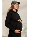 Худи для беременных и кормящих Dortmund - Черный Lullababe