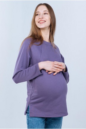 Світшот для вагітних та годуючих мам Фіалка Love&Carry