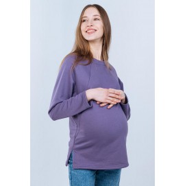 Свитшот для беременных и кормящих Love&Carry Фиалка
