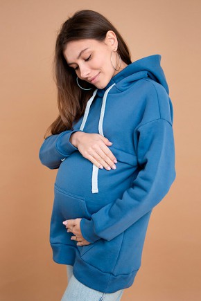 Худи для беременных и кормящих Love&Carry Джинс