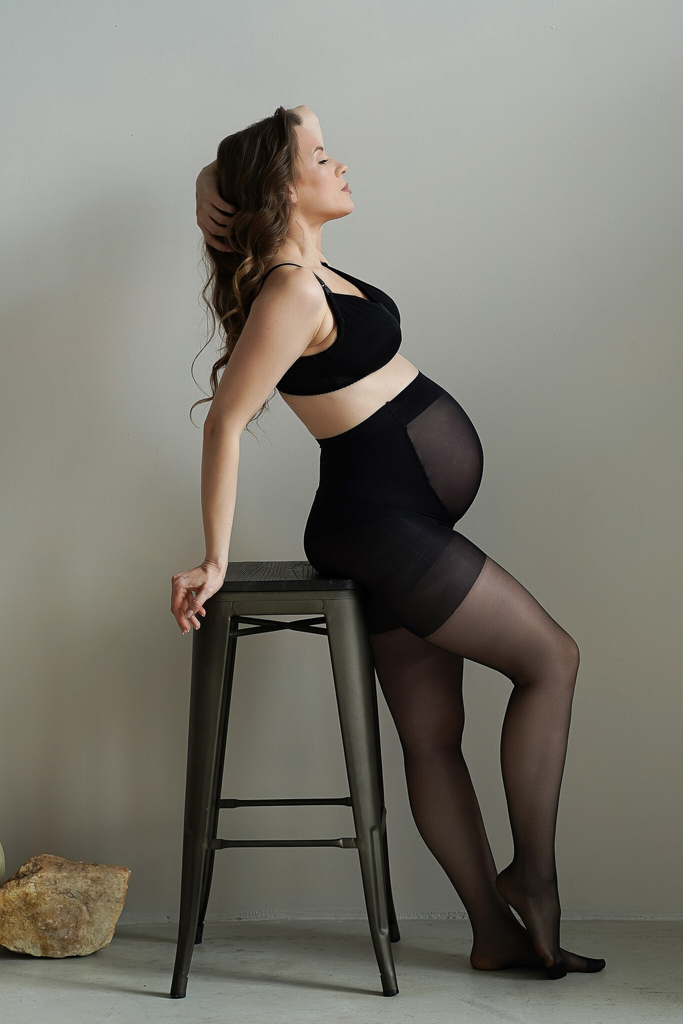 Колготки для вагітних "Invisible collection" 40 DEN - Чорний