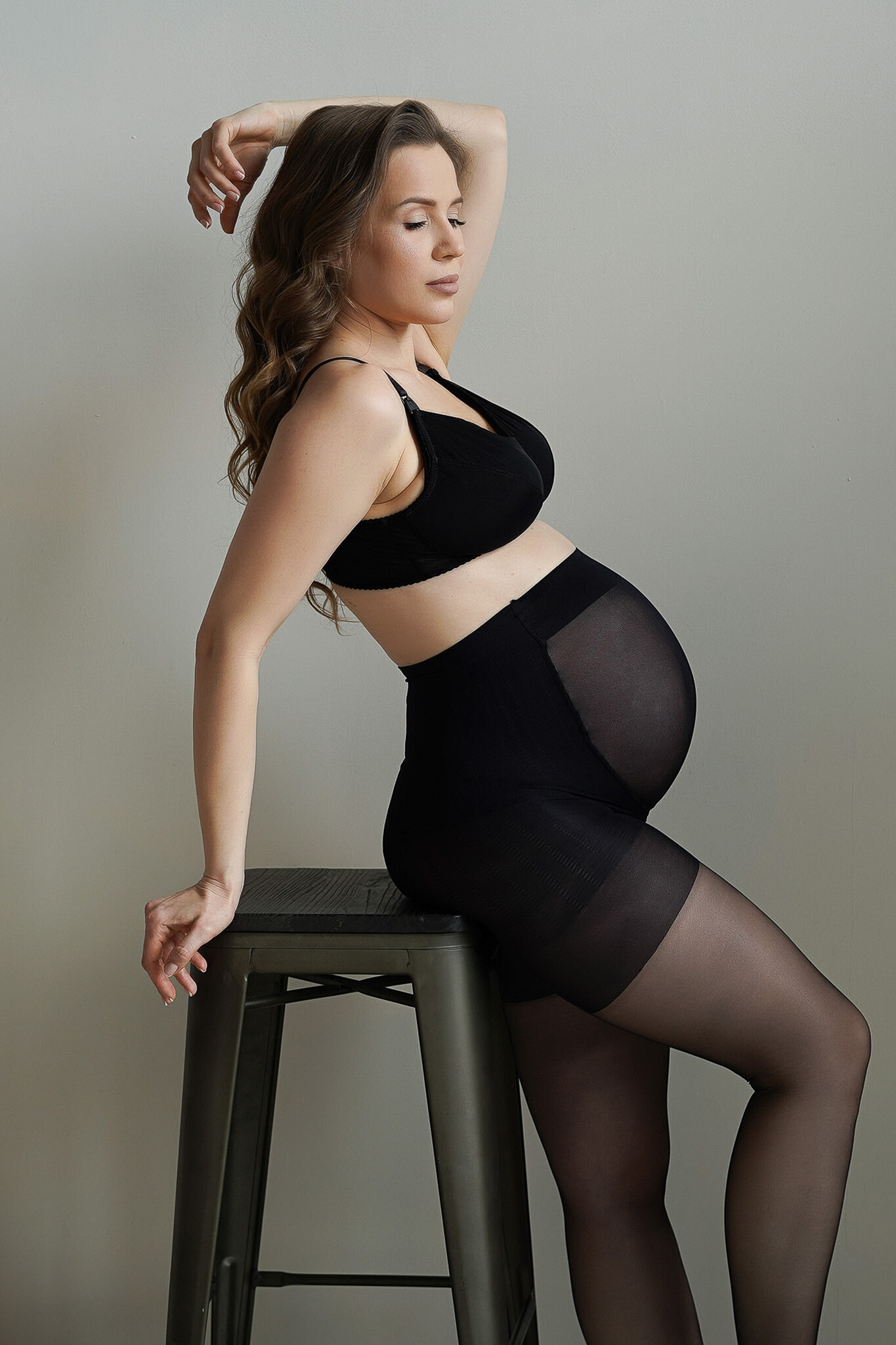 Колготки для вагітних "Invisible collection" 40 DEN - Чорний - Зображення 3