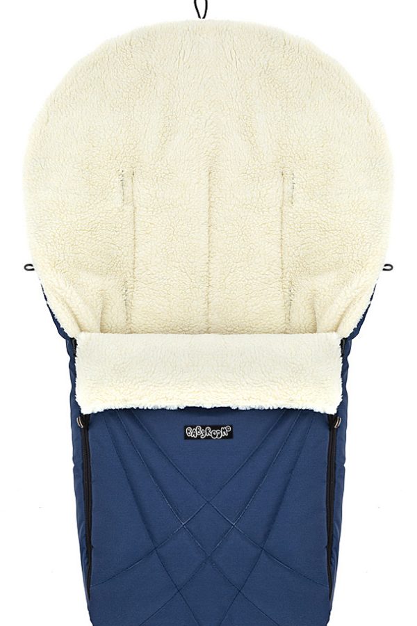 Зимовий конверт Babyroom Wool N-8 navy blue темно-синій