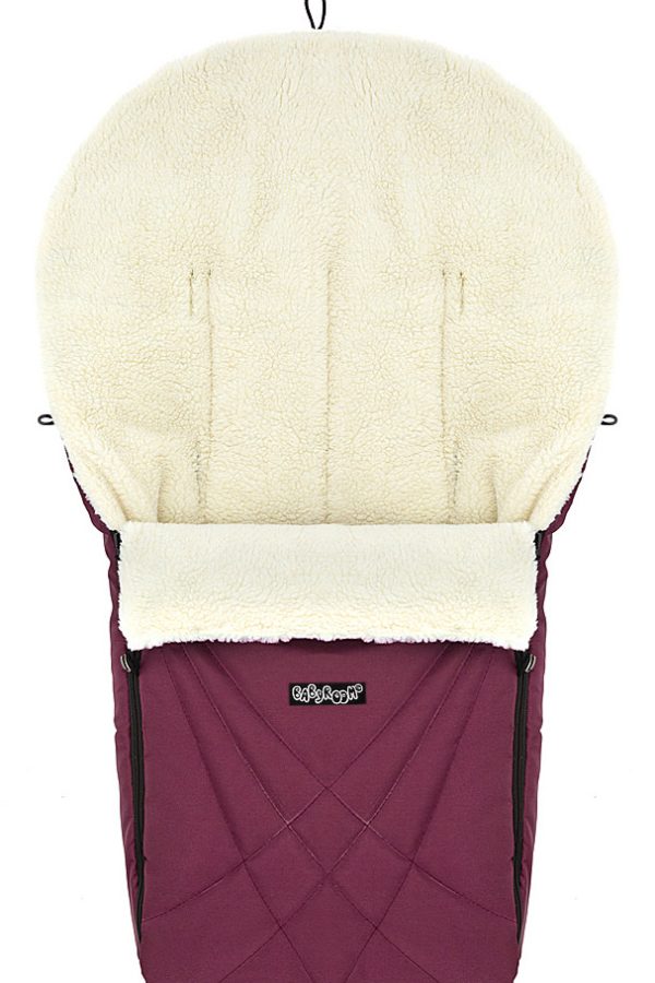 Зимовий конверт Babyroom Wool N-8 bordo бордовий
