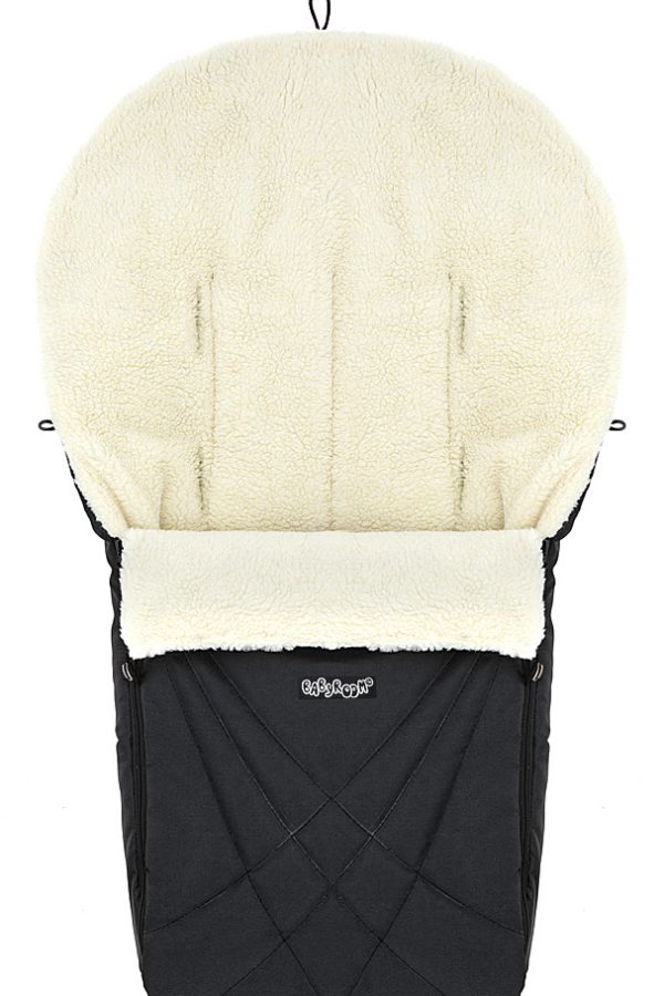 Зимовий конверт Babyroom Wool N-8 black чорний