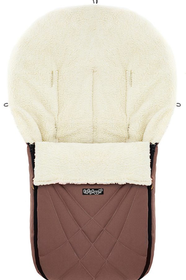 Зимовий конверт Babyroom Wool N-8 chocolate шоколад