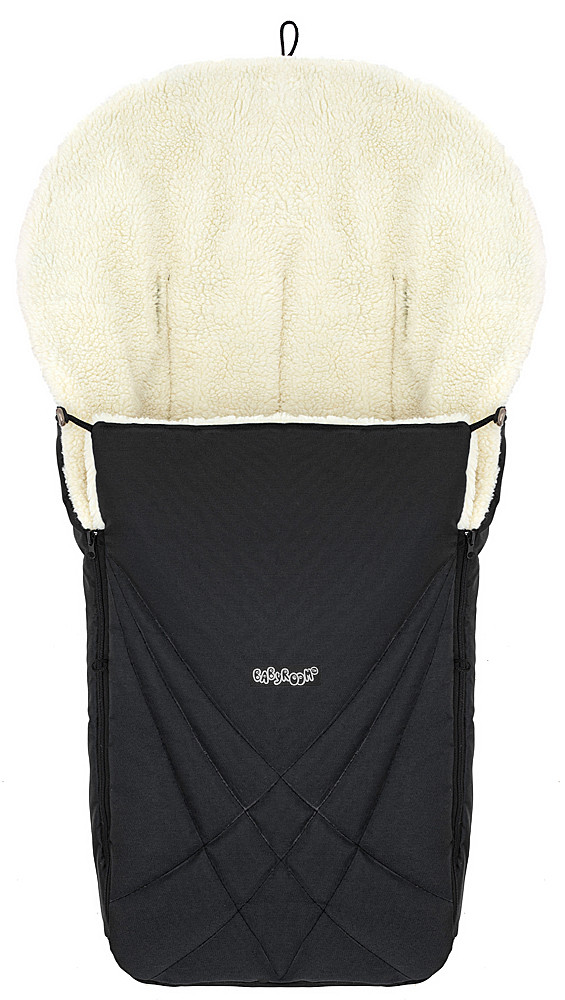 Зимовий конверт Babyroom Wool N-8 black чорний - Зображення 2