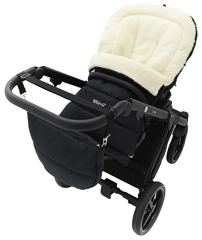 Зимовий конверт Babyroom Wool N-20 black чорний - Зображення 8