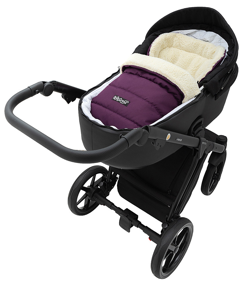 Зимовий конверт Babyroom Wool N-20 violet фіолетовий - Зображення 6