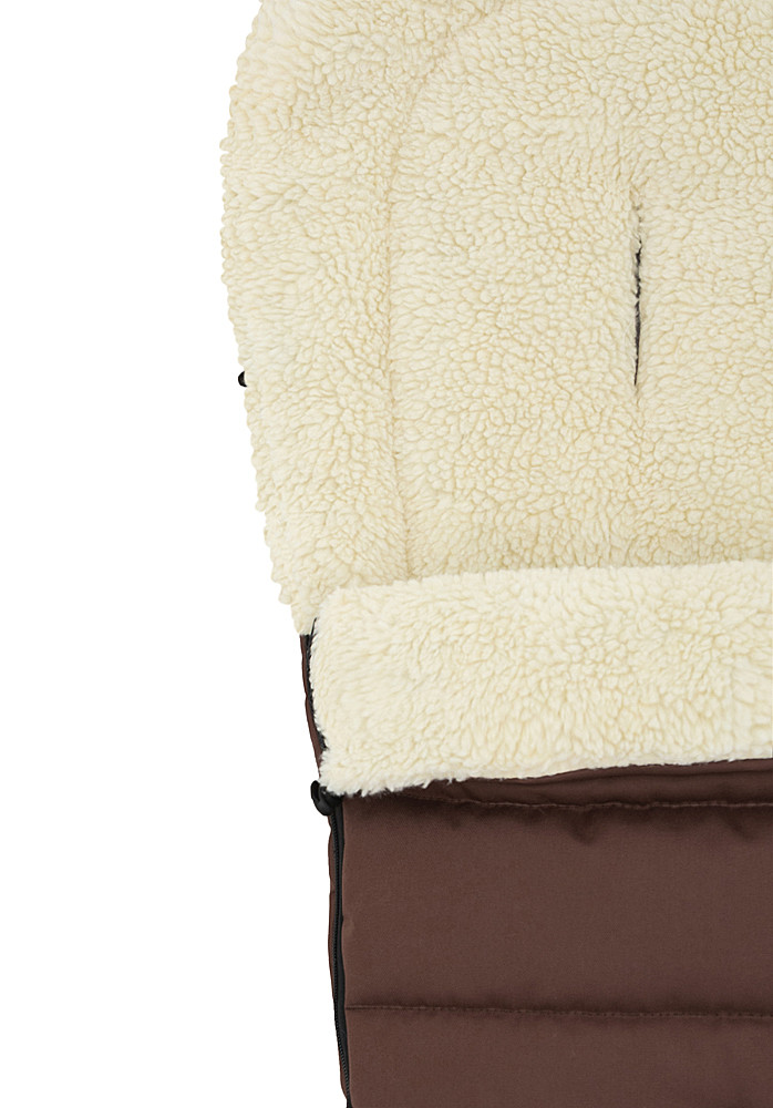 Зимовий конверт Babyroom Wool N-20 chocolate шоколад - Зображення 4