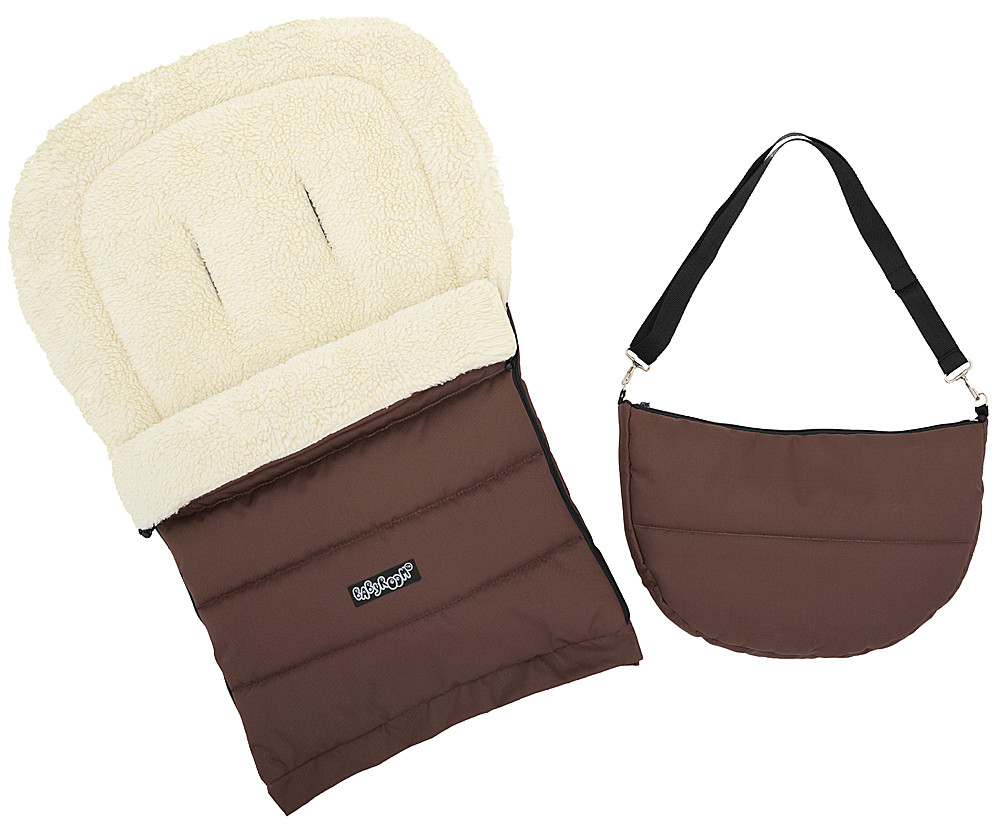 Зимовий конверт Babyroom Wool N-20 chocolate шоколад - Зображення 5