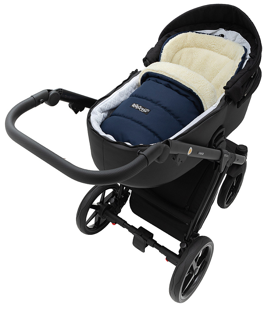 Зимовий конверт Babyroom Wool N-20 navy blue темно-синій - Зображення 6