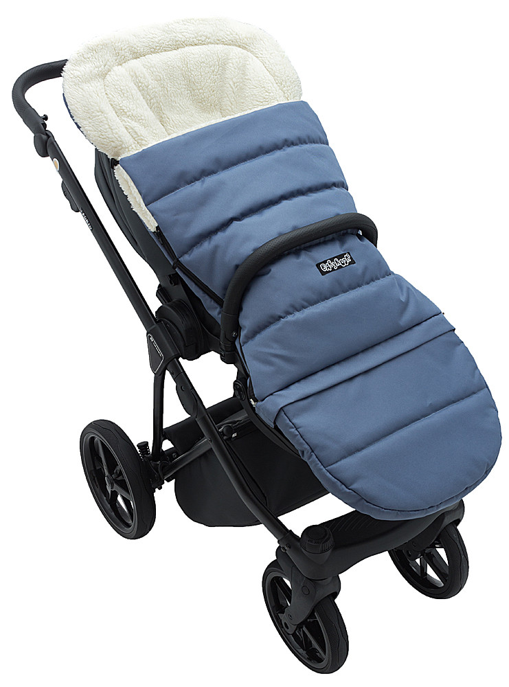 Зимовий конверт Babyroom Wool N-20 jeans blue синій - Зображення 7