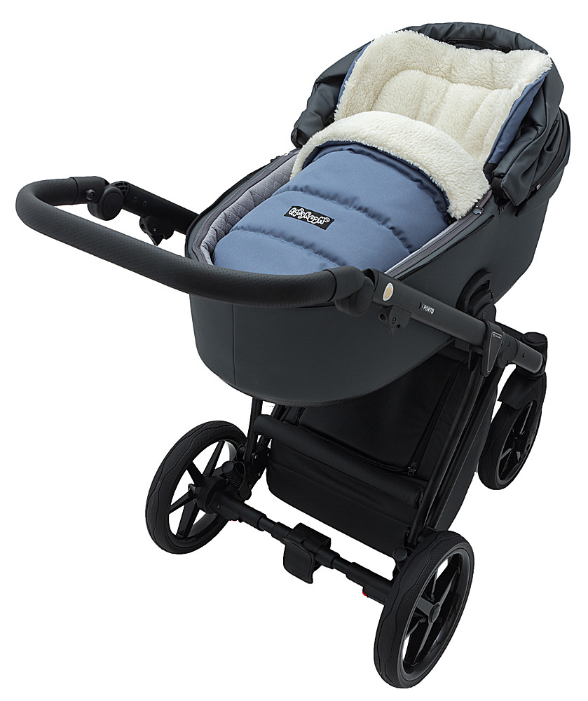 Зимовий конверт Babyroom Wool N-20 jeans blue синій - Зображення 6