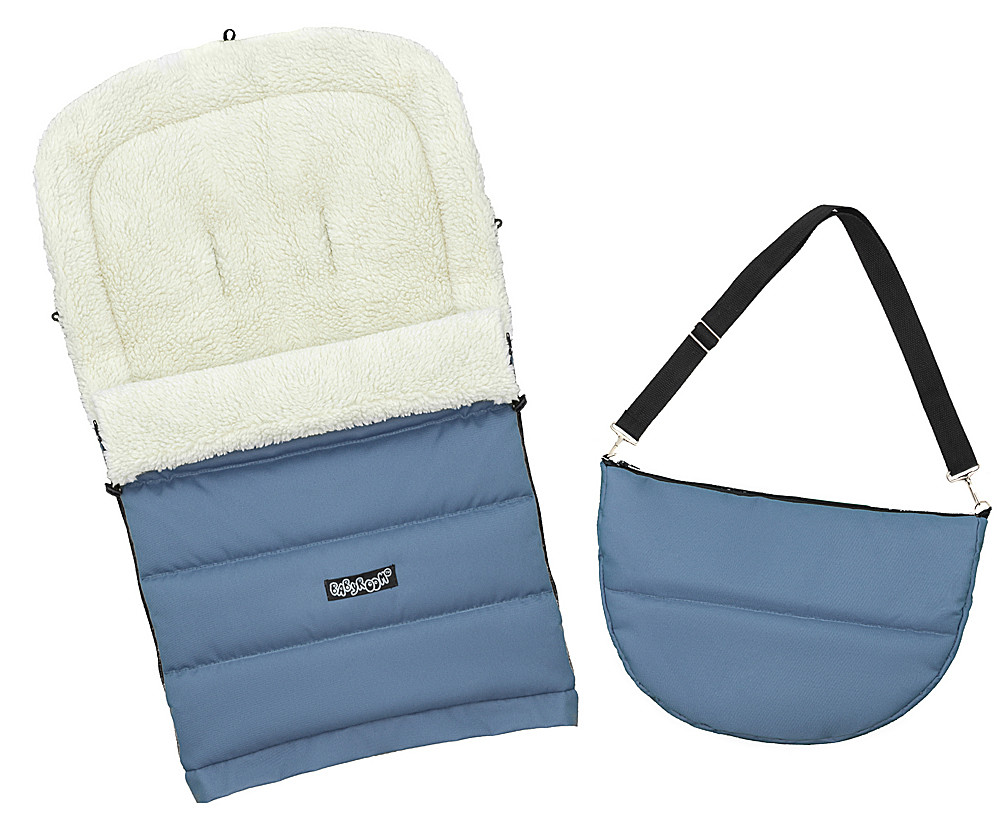Зимовий конверт Babyroom Wool N-20 jeans blue синій - Зображення 5