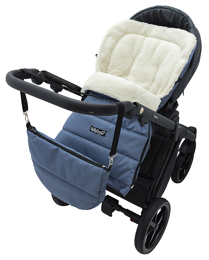Зимовий конверт Babyroom Wool N-20 jeans blue синій - Зображення 8