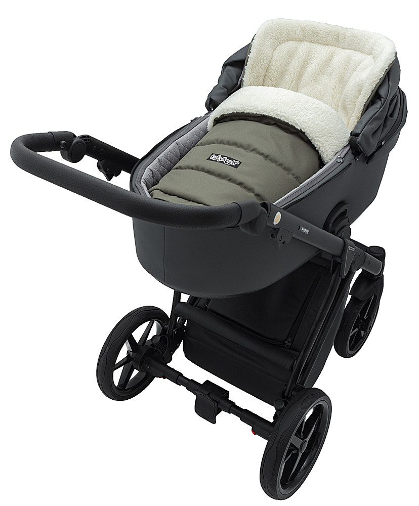 Зимовий конверт Babyroom Wool N-20 хакі - Зображення 6