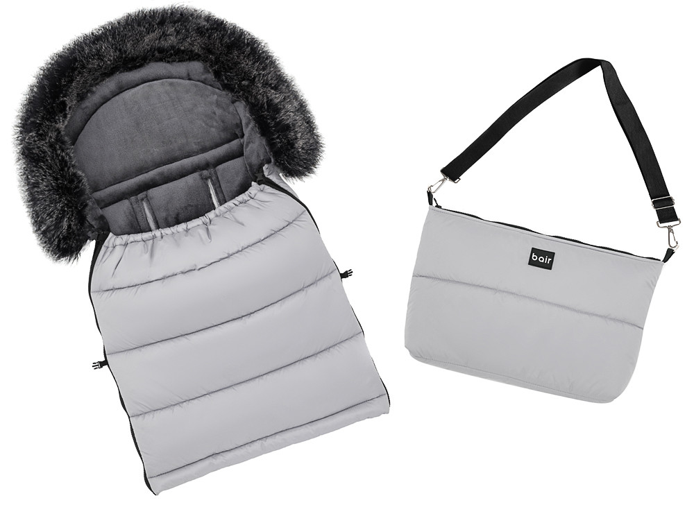 Зимовий конверт Bair Arctic NR-2 - CBX owl grey сірий - Зображення 3