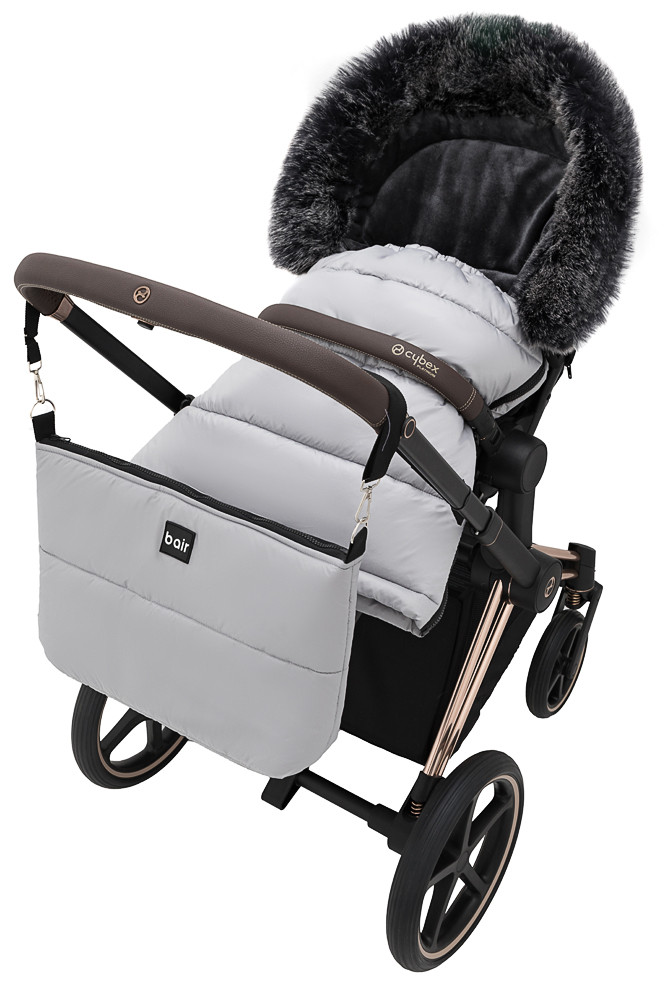 Зимовий конверт Bair Arctic NR-2 - CBX owl grey сірий - Зображення 7