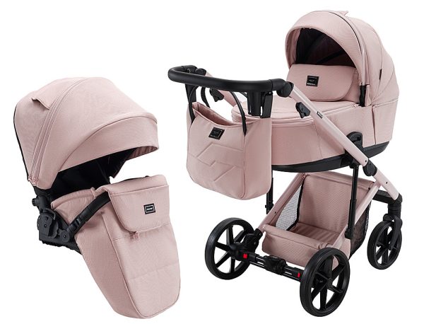 Коляска 2 в 1 Adamex Dolce Natura 2 rose