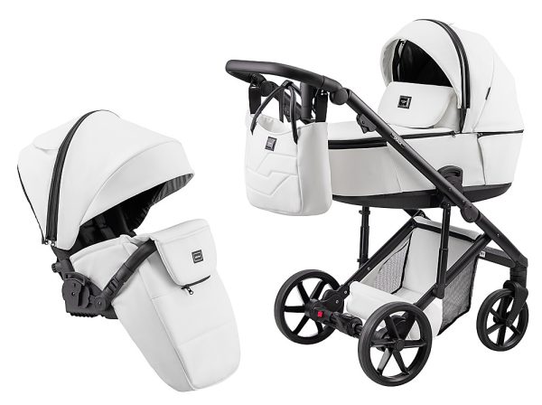 Коляска 2 в 1 Adamex Dolce Eco SA-1 білий