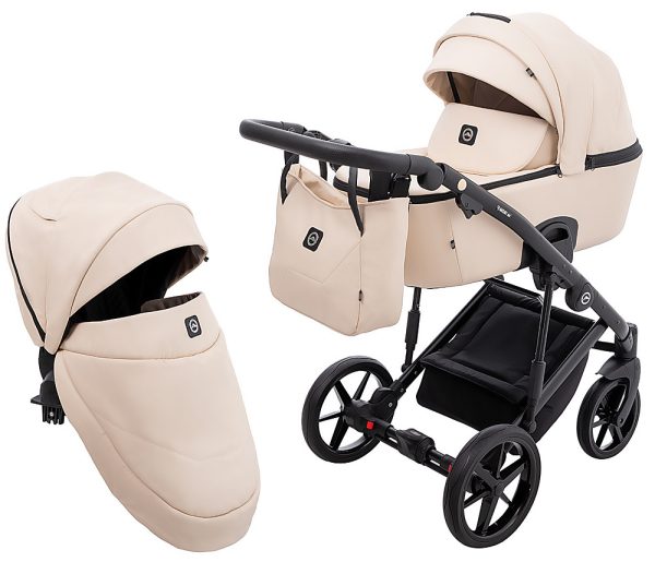 Коляска 2 в 1 Adamex Mobi Air Thermo New ECO SA-8 бежевий