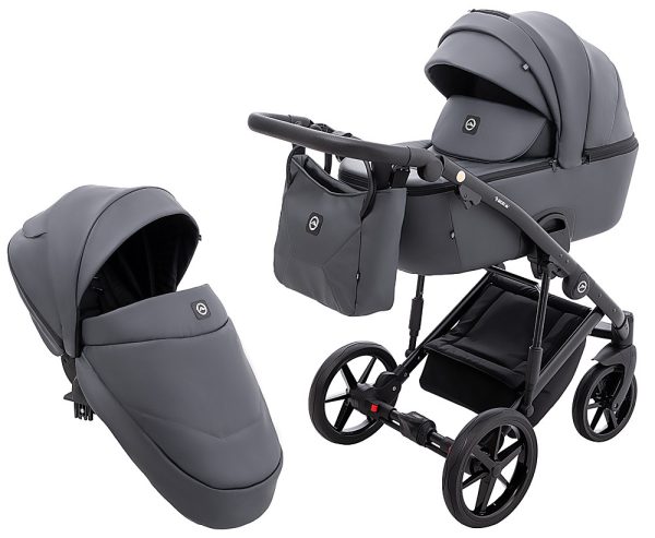 Коляска 2 в 1 Adamex Mobi Air Thermo New ECO SA-5 графіт
