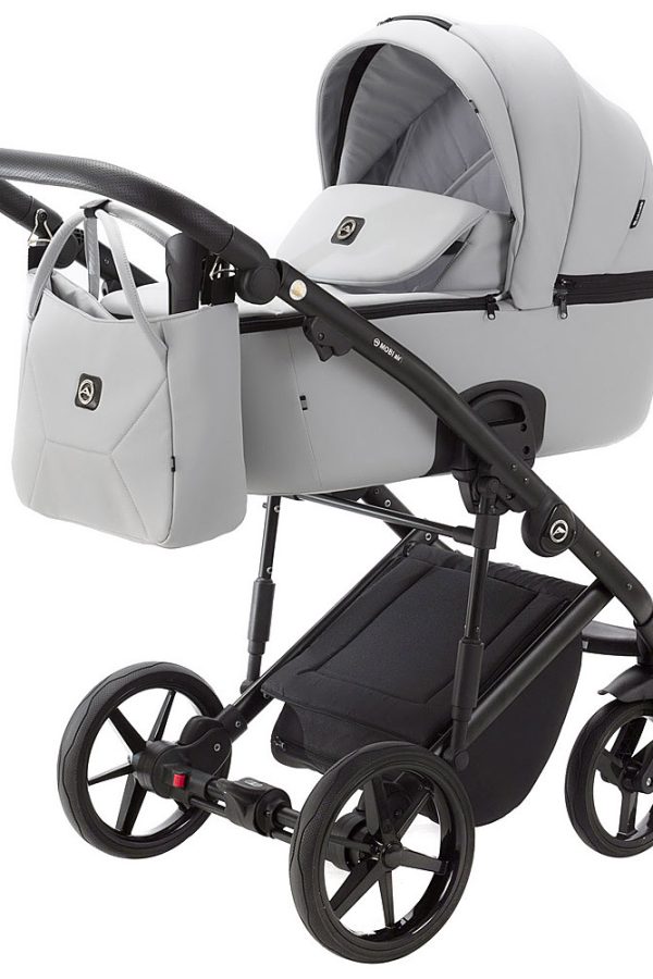 Коляска 2 в 1 Adamex Mobi Air Thermo ECO SA-3 світло-сірий