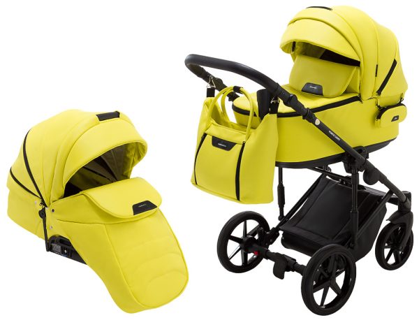 Коляска 2 в 1 Adamex Porto Light ECO SA-22 жовтий