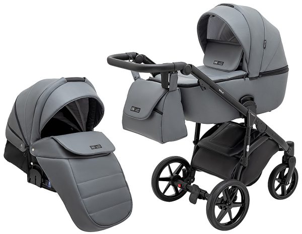 Коляска 2 в 1 Adamex Nola Eco SA-32 сірий