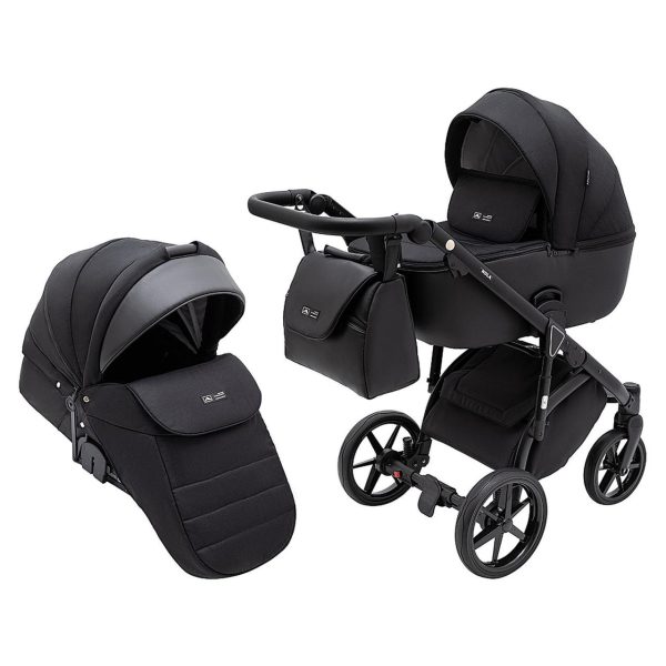 Коляска 2 в 1 Adamex Nola PS-37 чорний