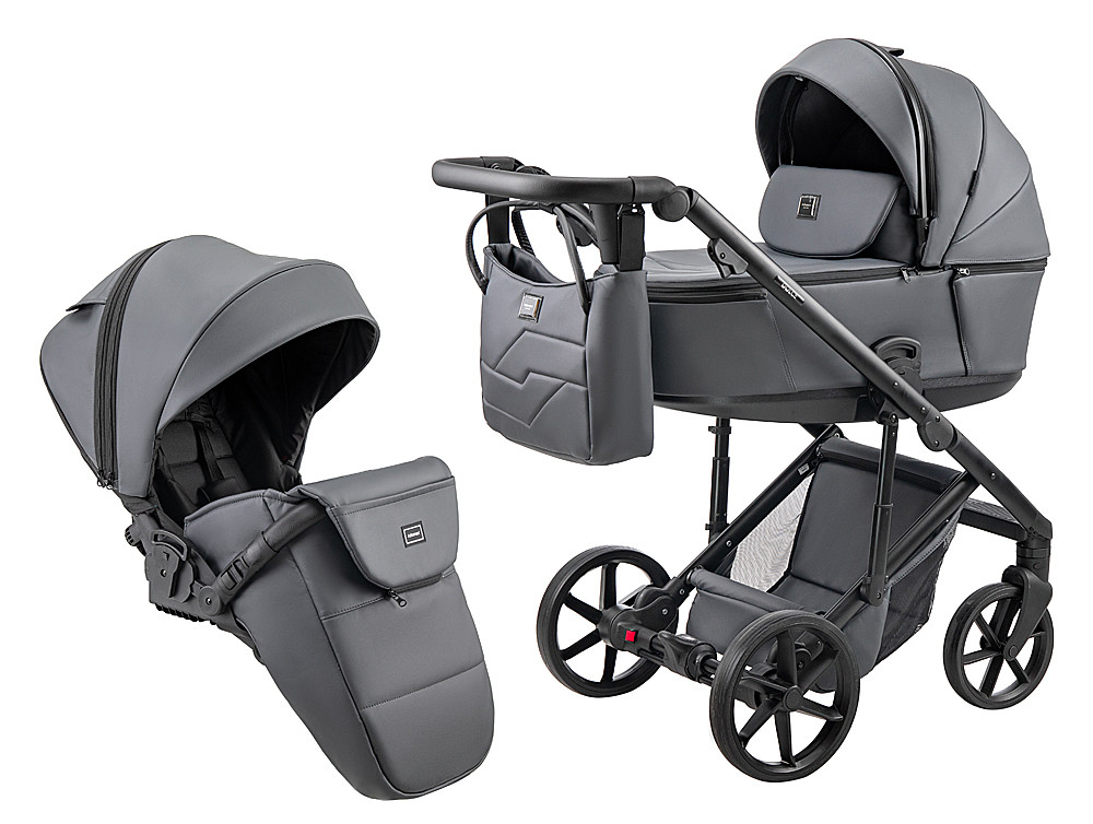 Коляска 2 в 1 Adamex Dolce Eco SA-5 графіт