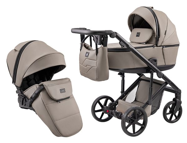 Коляска 2 в 1 Adamex Dolce Eco SA-9 темний капучино