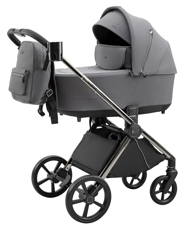 Коляска 2 в 1 Bair Pixel PL-02 графіт