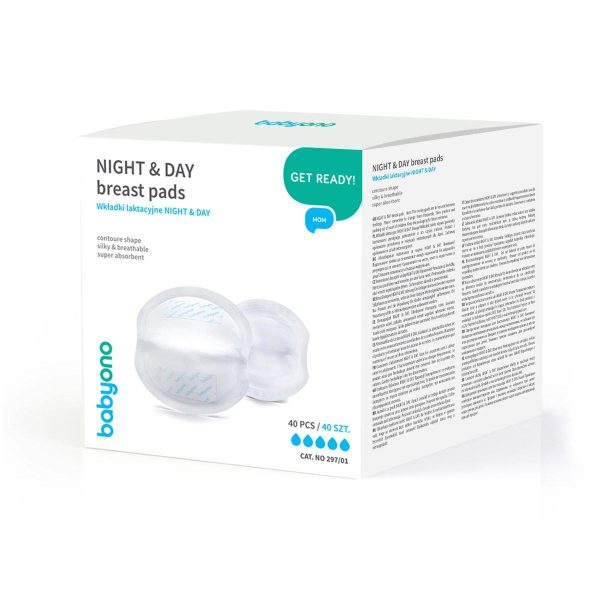 Вкладки лактаційні «DAY & NIGHT» BabyOno (40шт/уп.)