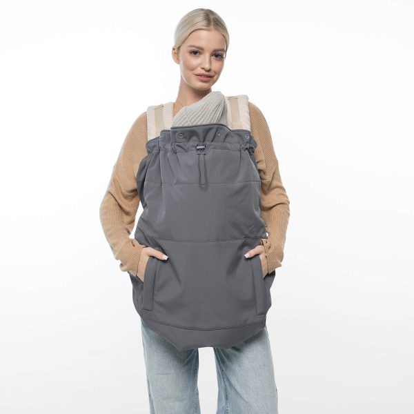 Мультисезонна слінгонакидка Softshell Сіра